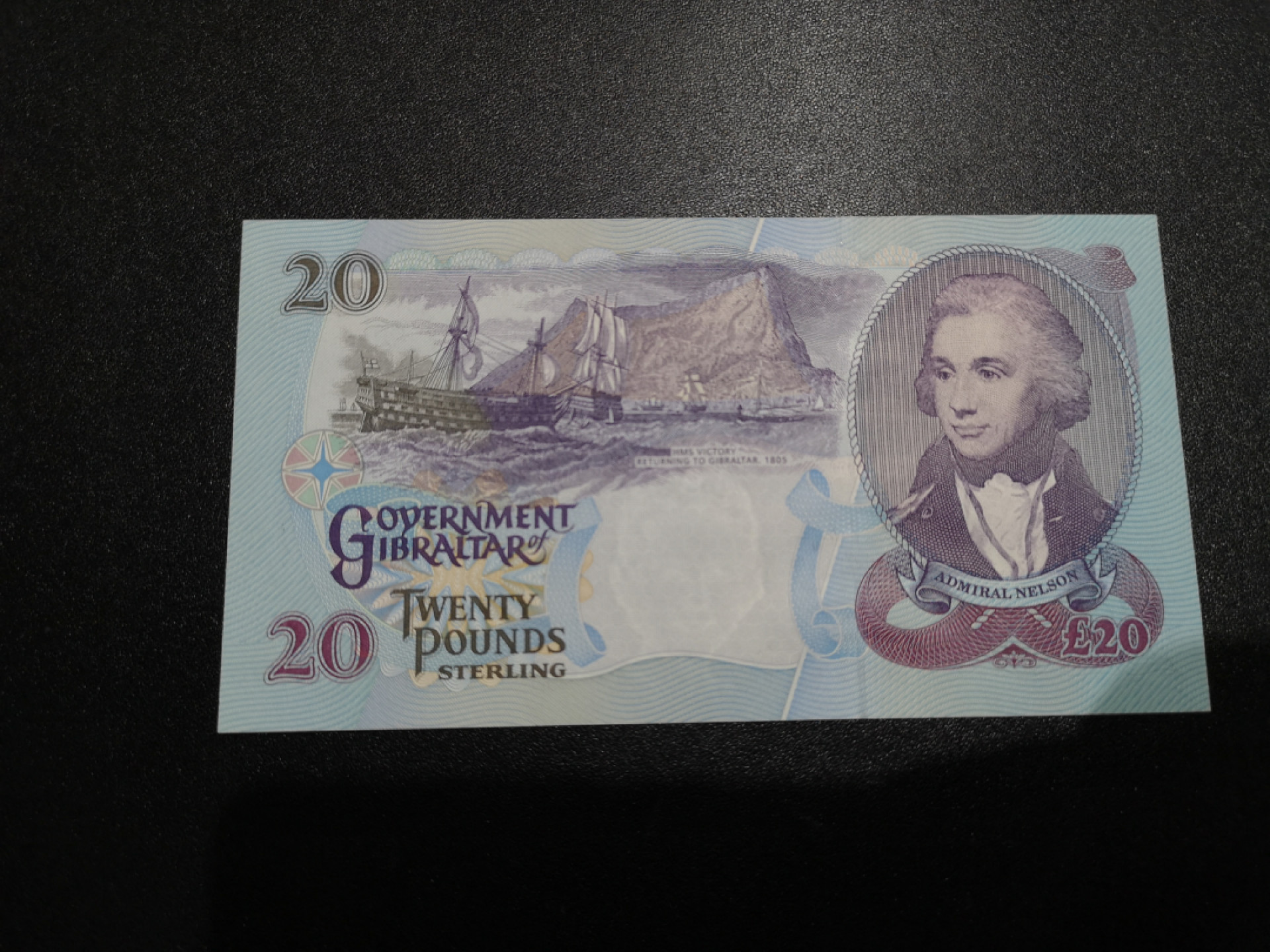 《外钞收藏家》金九银十双拍10号场（总134期）（本期90件） 1995年直布罗陀20镑 AA冠 全新UNC