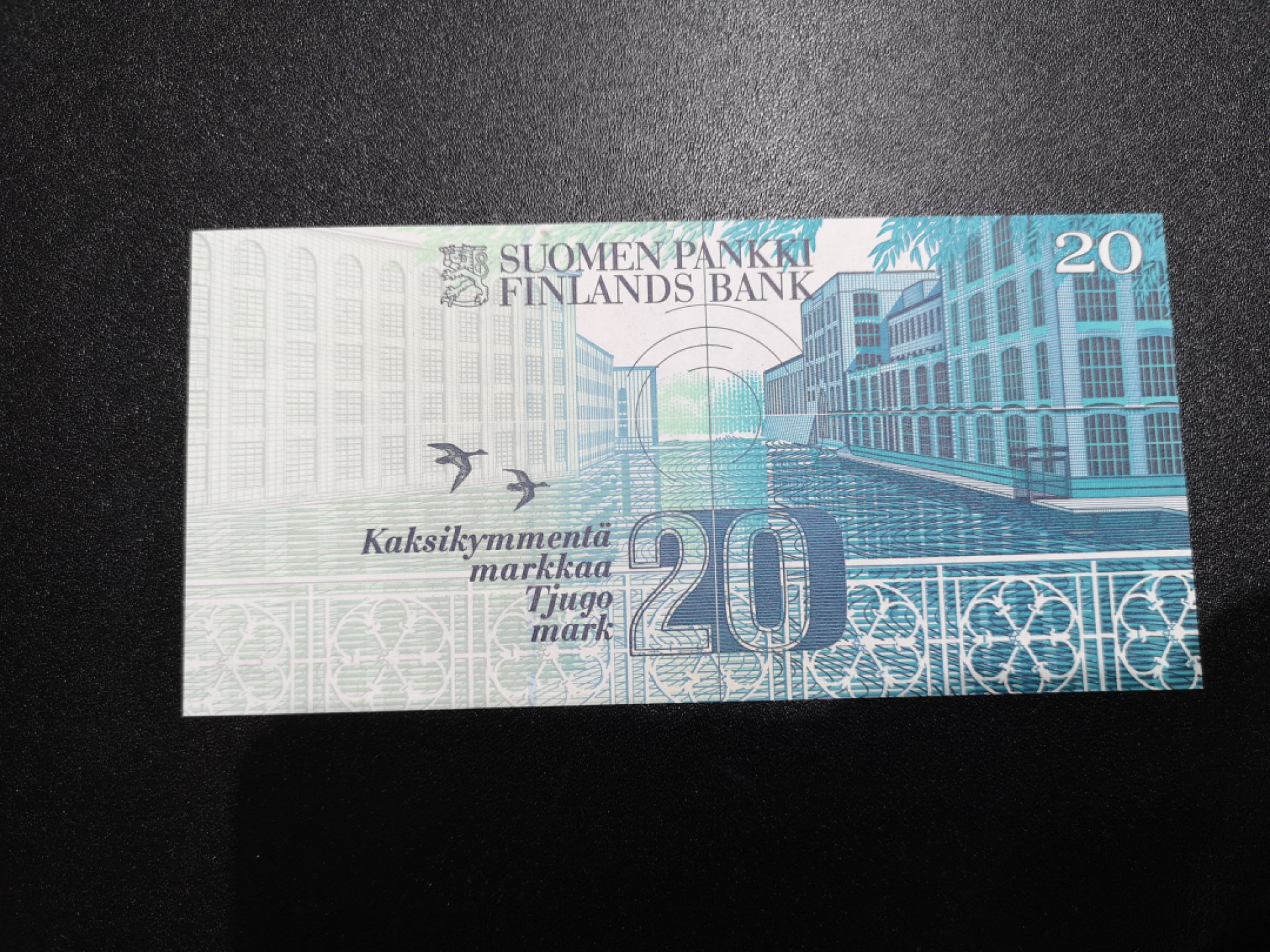 《外钞收藏家》金九银十双拍10号场（总134期）（本期90件） 1993芬兰20马克 全新UNC