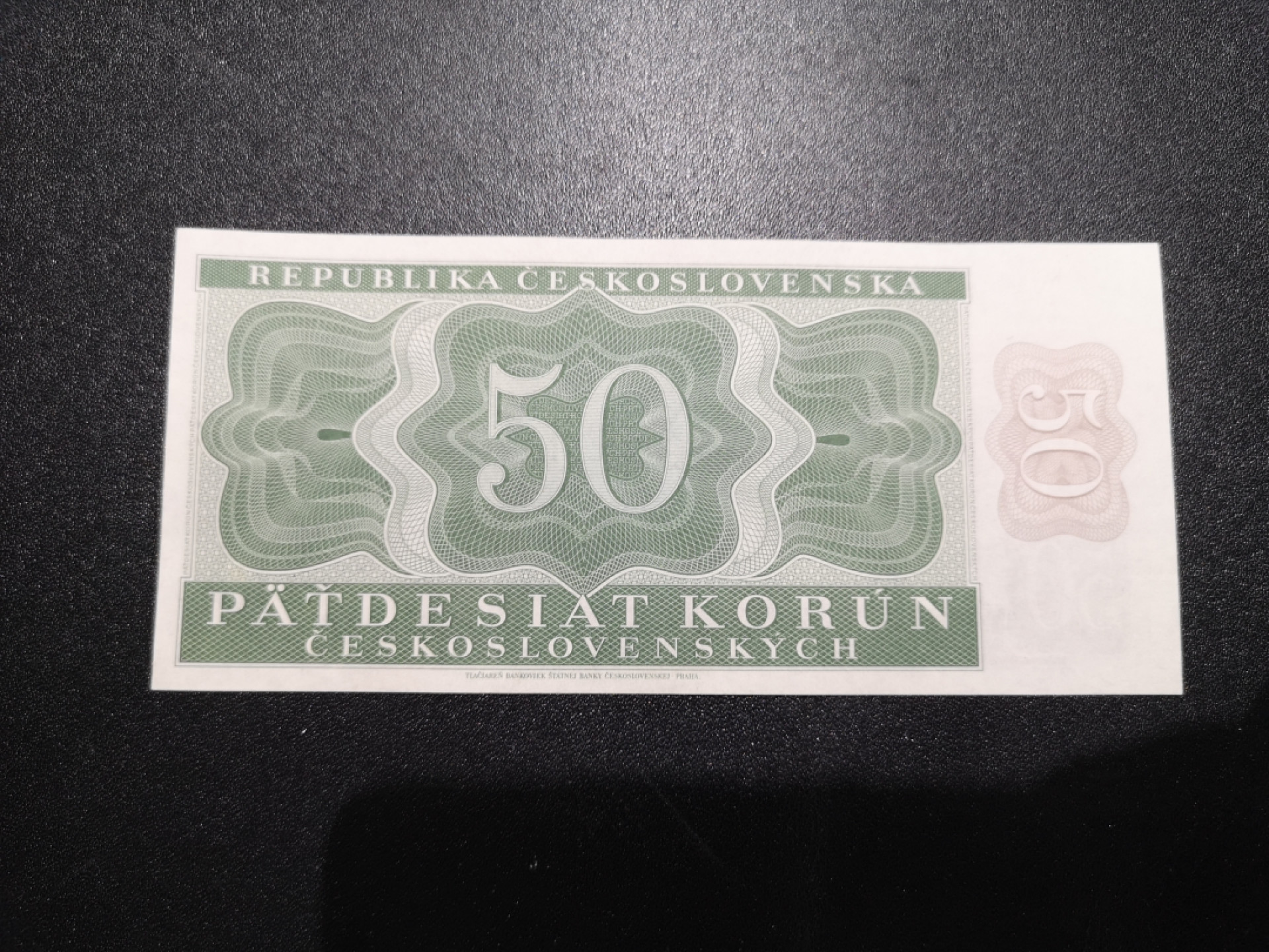 《外钞收藏家》第一百三十六期（本期100件） 1950年捷克斯洛伐克50克朗 全新UNC