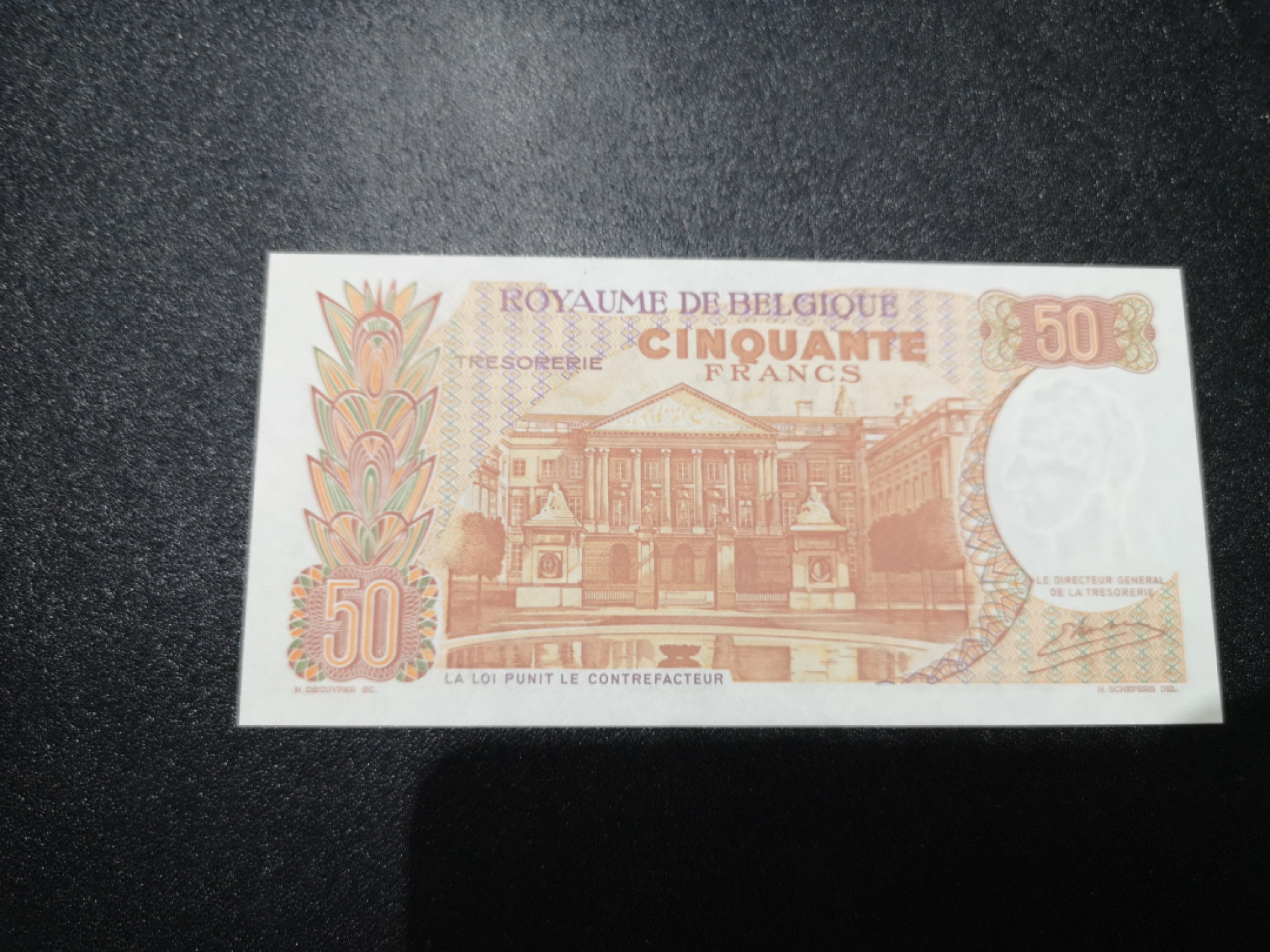《外钞收藏家》第一百三十五期 1966年比利时50法郎 全新UNC
