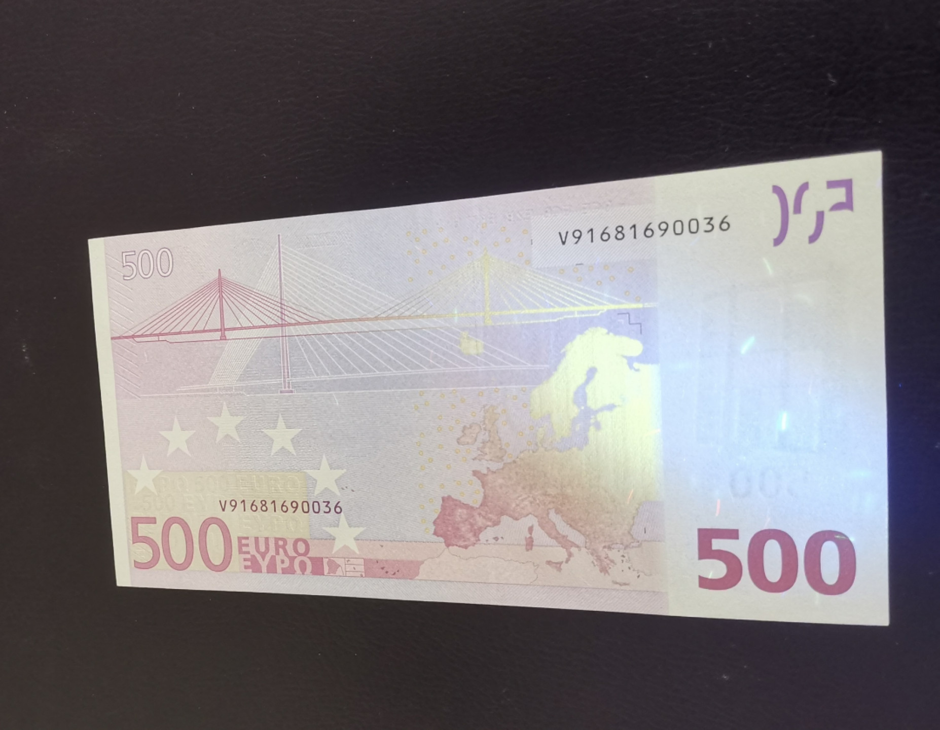 《张总收藏》38期—世界精品 2002年一签500欧元西班牙版UNC无47