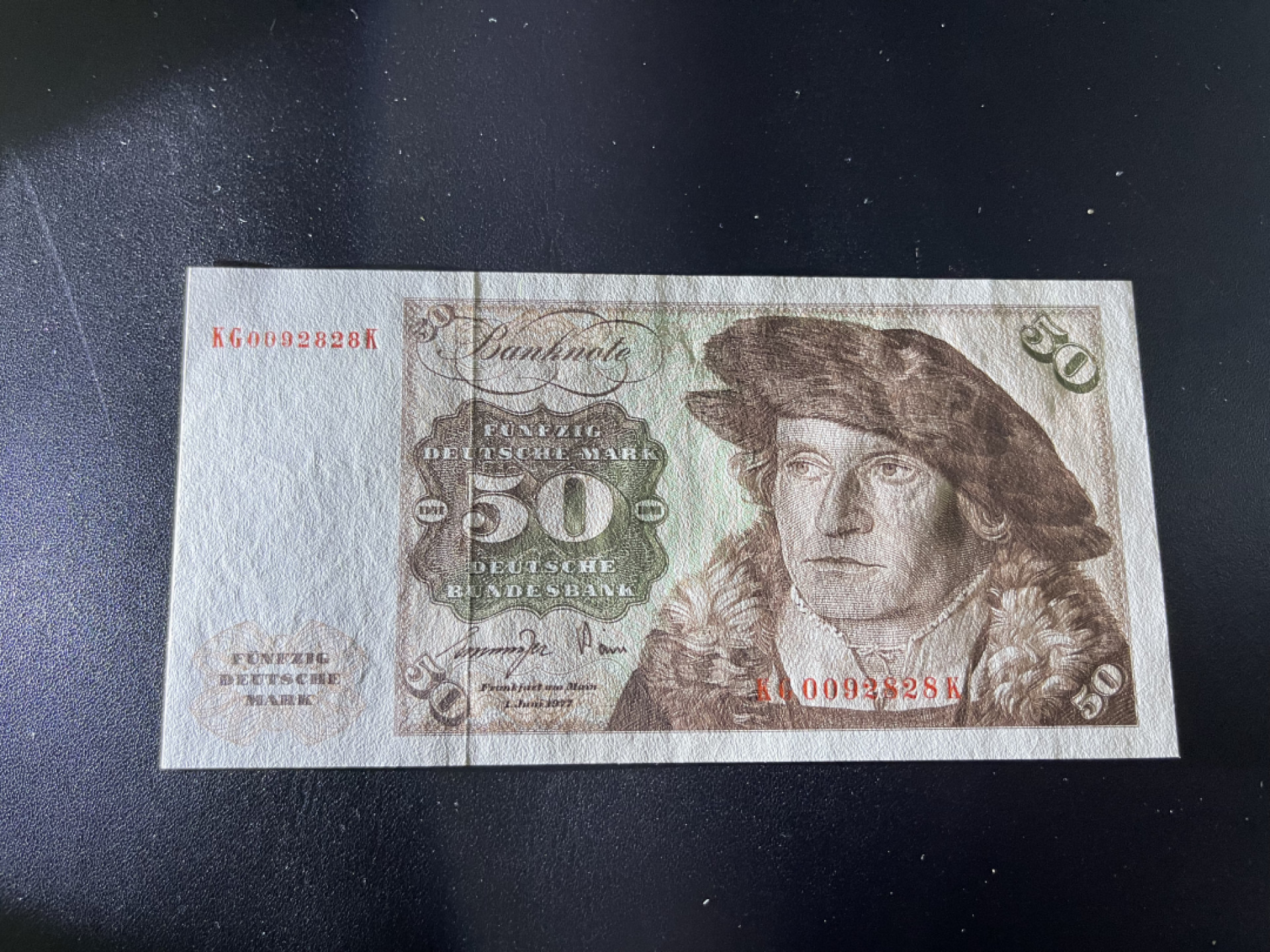 《外钞收藏家》金九银十双拍10号场（总134期）（本期90件） 1977年西德50马克 全新UNC