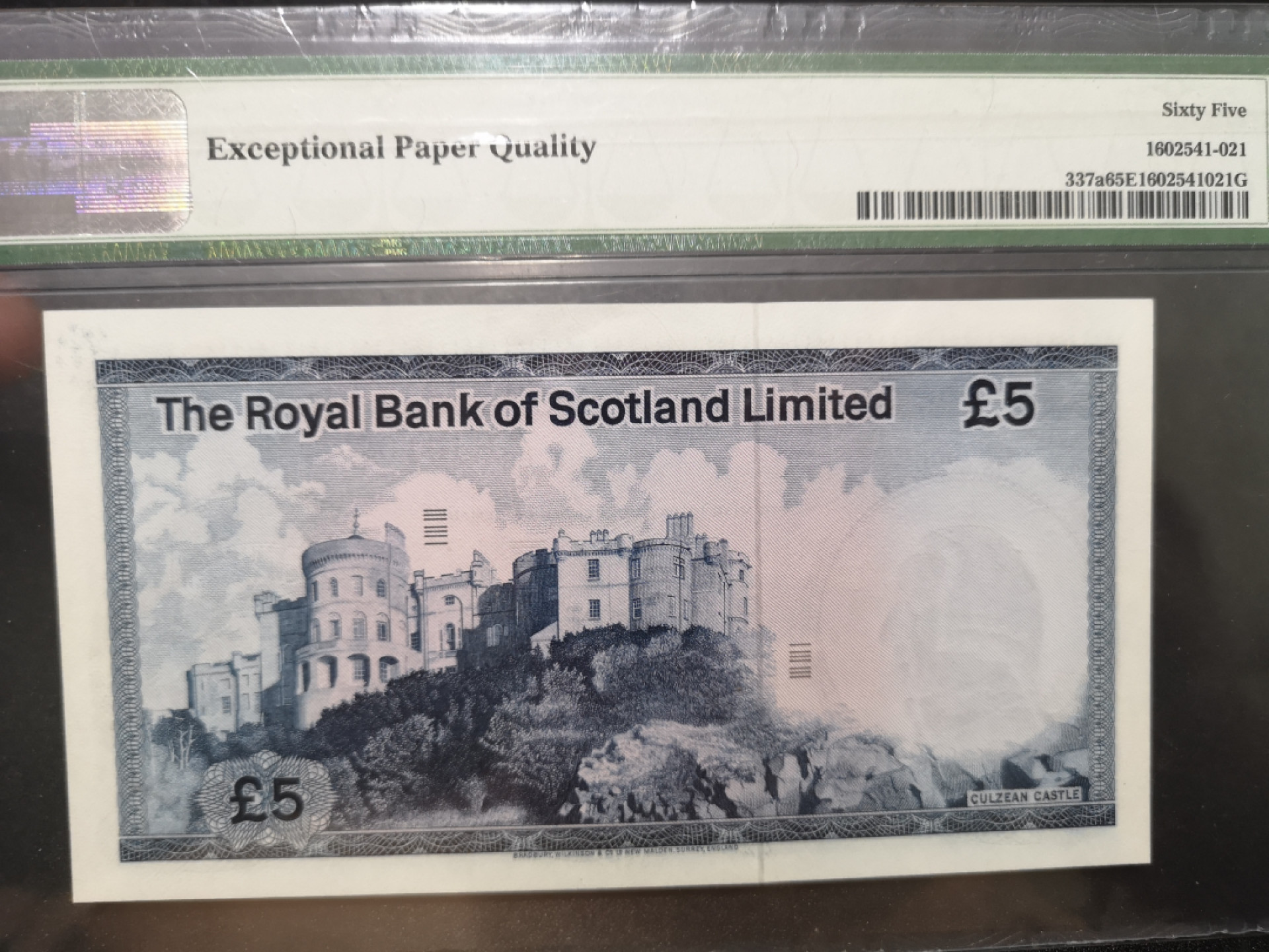 《外钞收藏家》第一百三十五期 1979年苏格兰 皇家银行 5镑 PMG65
