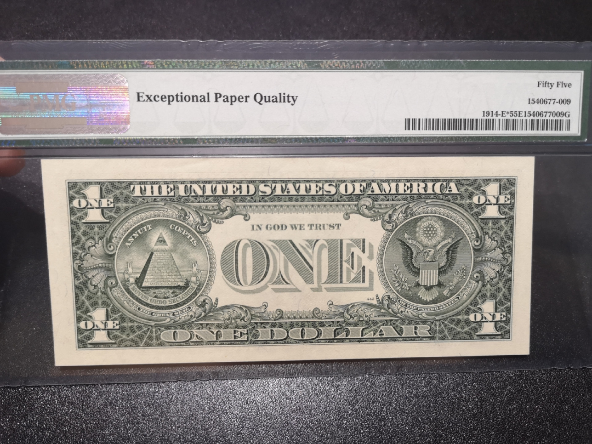 《外钞收藏家》第一百三十五期 1988年1美元 补号 PMG55