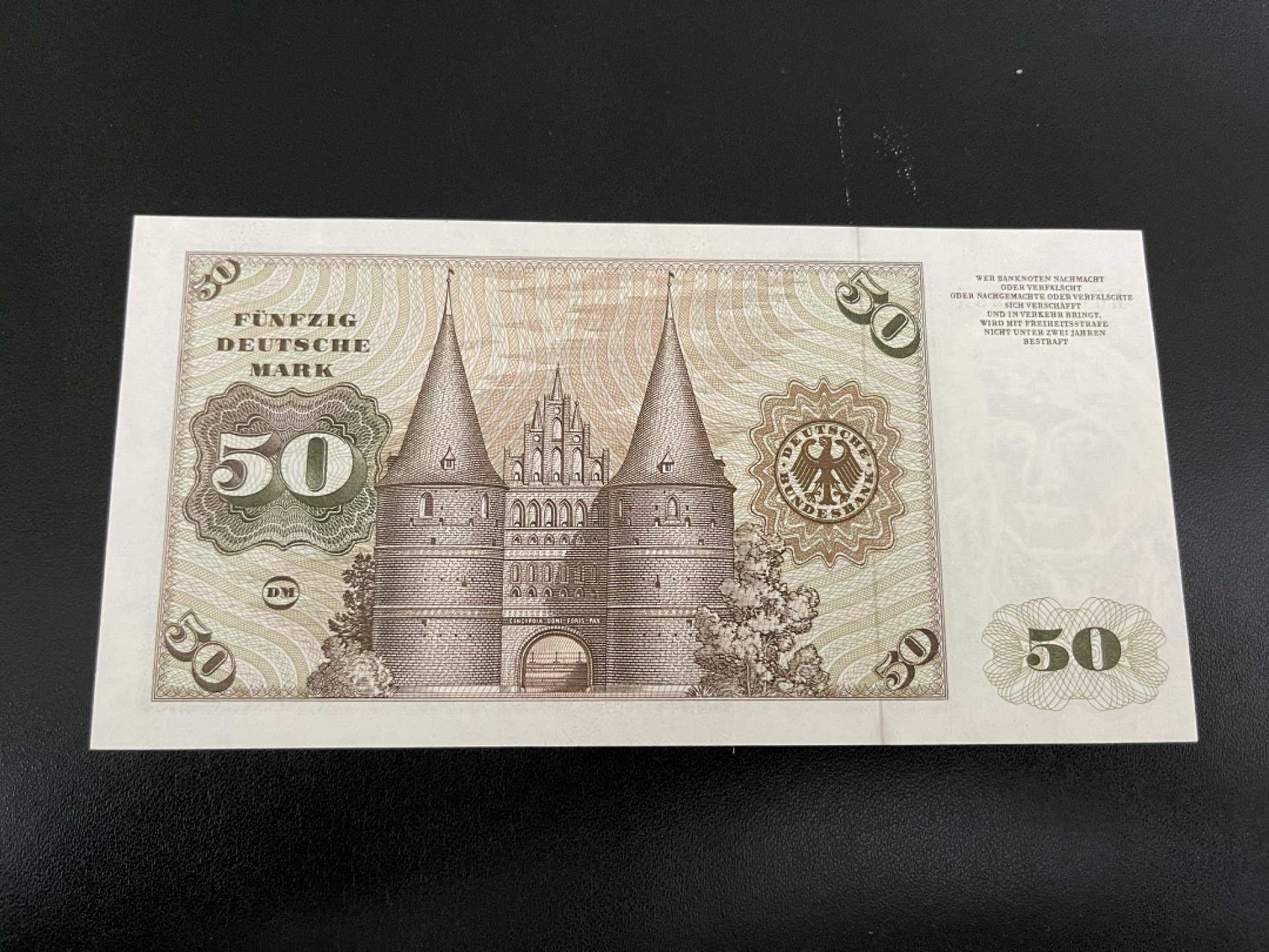 《外钞收藏家》金九银十双拍10号场（总134期）（本期90件） 1977年西德50马克 全新UNC