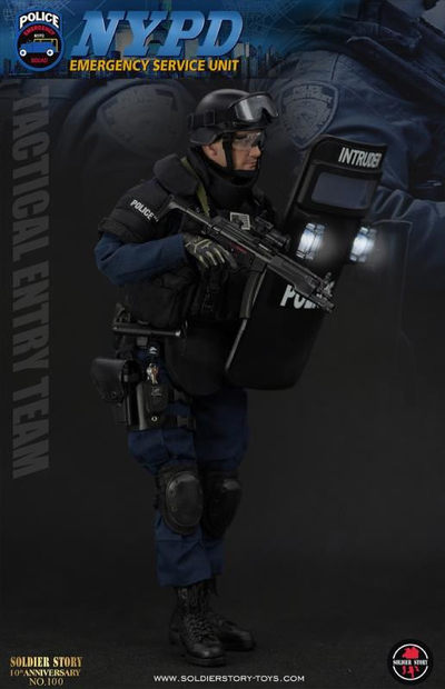 零元拍：SoldierStory SS100 1/6 纽约市警局 NYPD - ESU “TACTICAL ENTRY TEAM”全新未拆。 - 零元拍：SoldierStory SS100 1/6 纽约市警局 NYPD - ESU “TACTICAL ENTRY TEAM”全新未拆。
