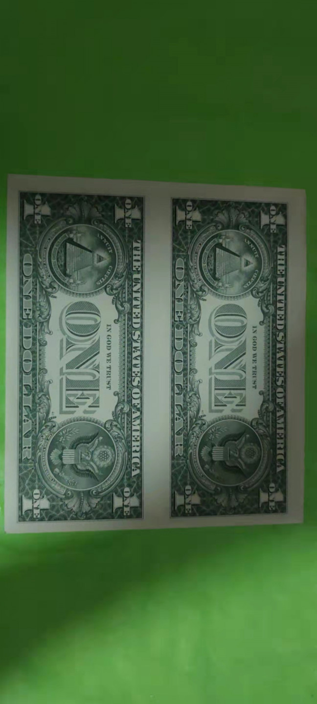 一米收藏，开心上拍(第二十五期) 美元连体钞，两联体