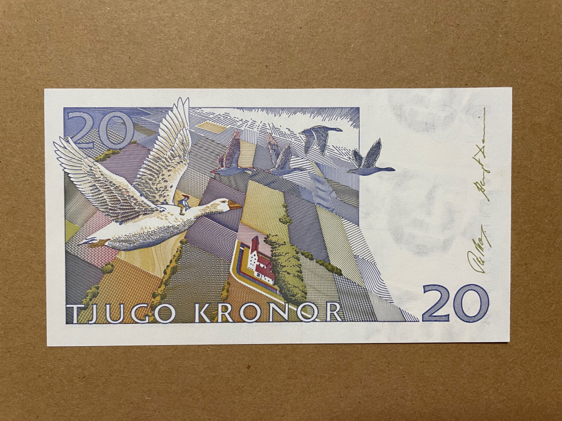 《张总收藏》38期—世界精品 瑞典20克朗 UNC 骑鹅
