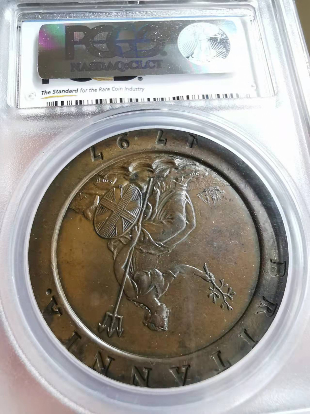 凡希社世界钱币微拍第一百七十三期 荐！1797乔三车轮2便士PCGS-MS62细节锐利！