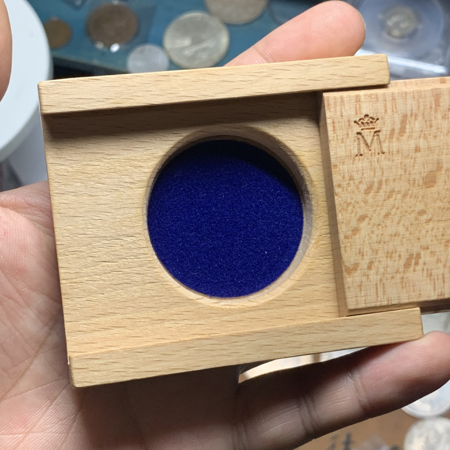 《竞宝斋》钱币微拍-第9场（不限金额顺丰包邮） 西班牙 1998年 发现委内瑞拉纪念 3欧元 银币 原木盒证书 非常稀少