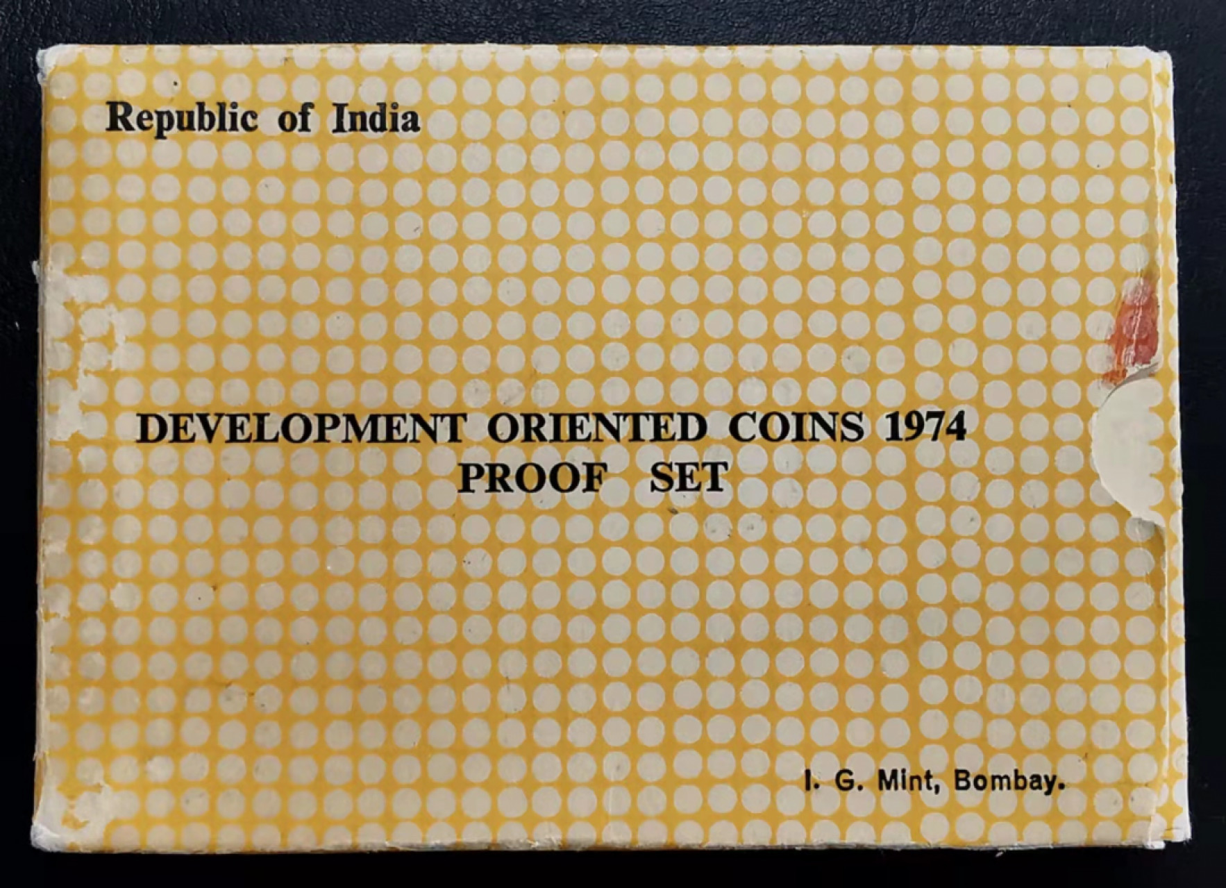 凡希社世界钱币微拍第一百七十三期 1974印度共和国FAO精铸PS两枚装