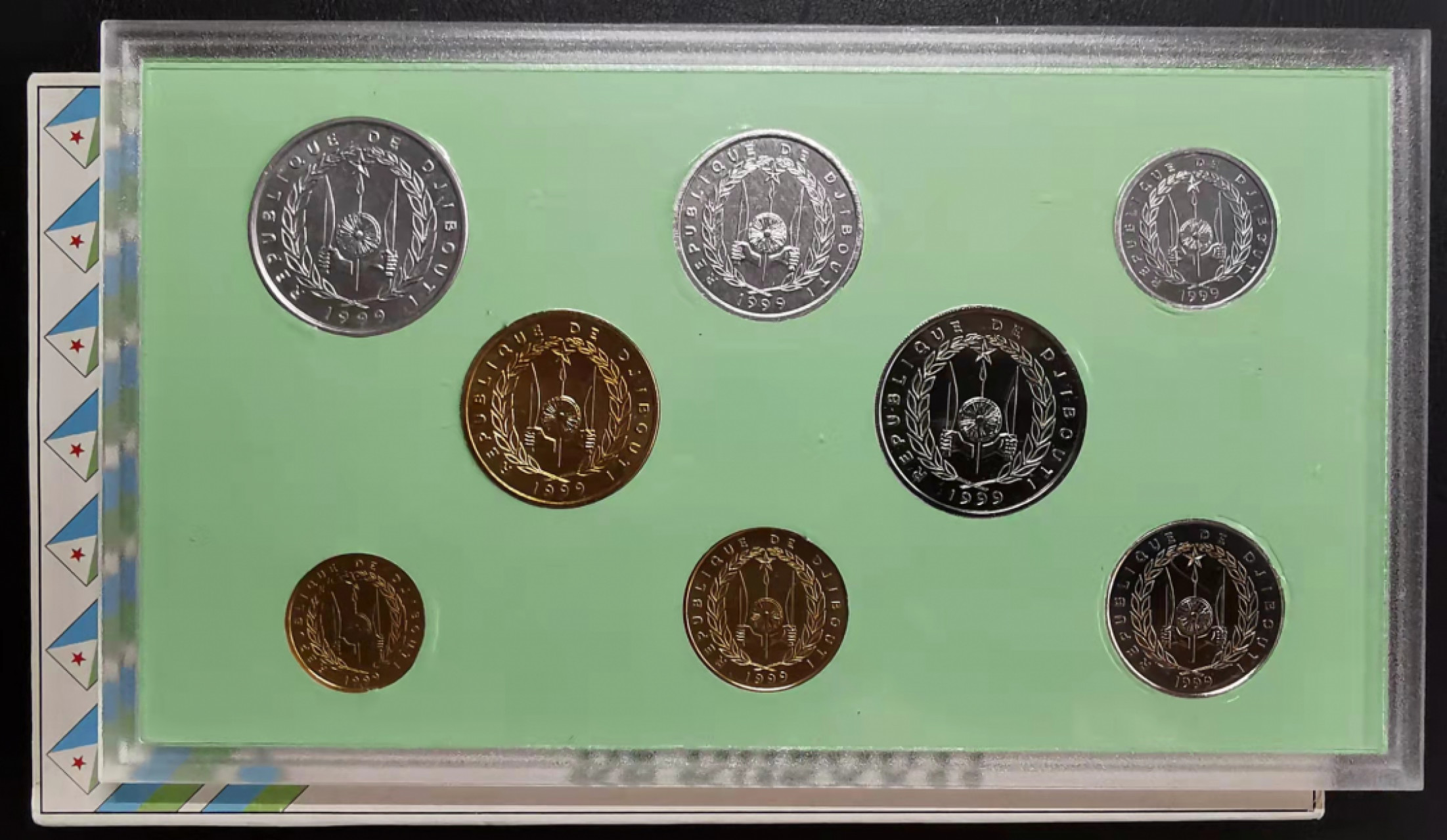 凡希社世界钱币微拍第一百七十三期 1999吉布提MINT SET原装