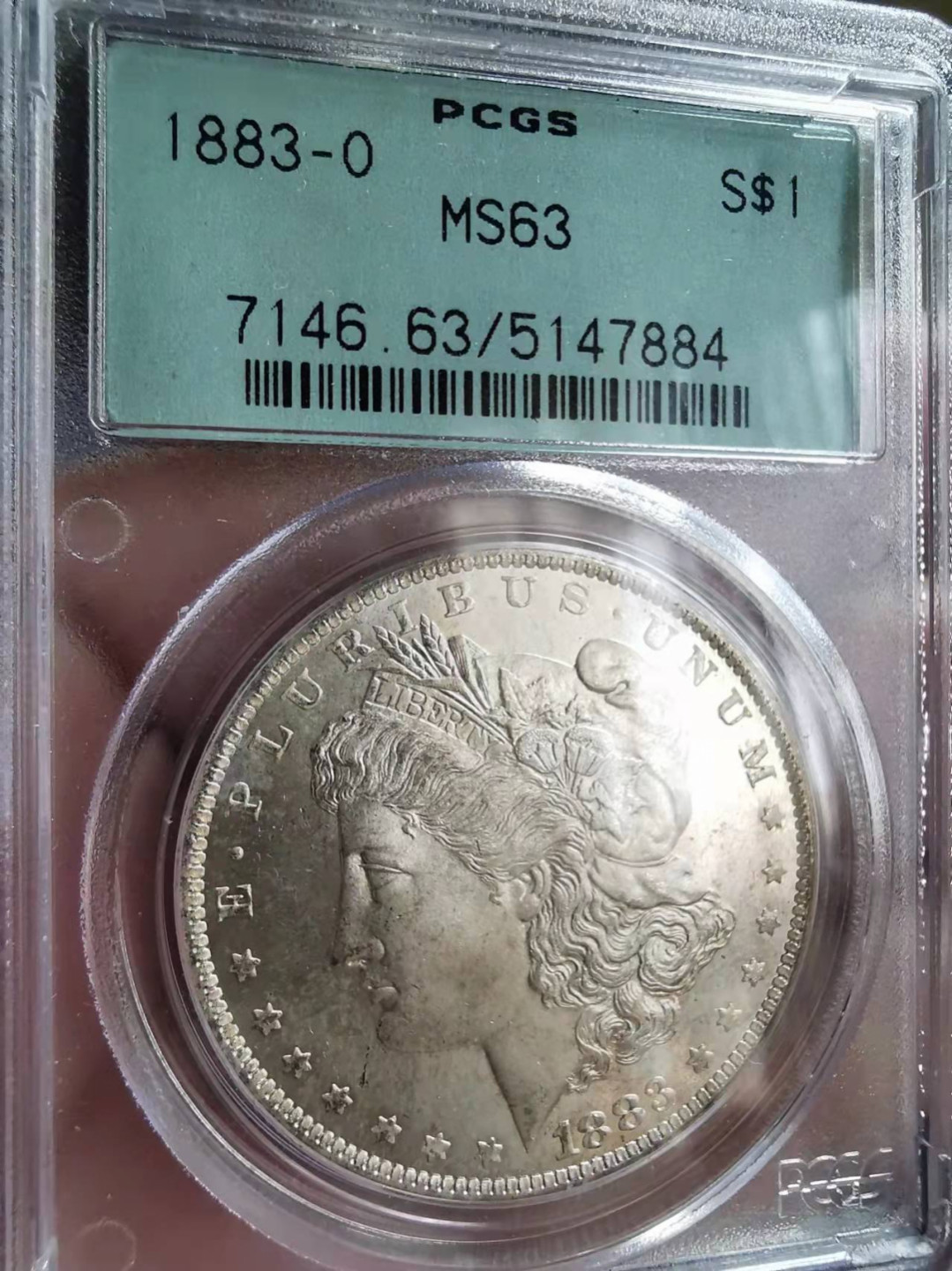 凡希社世界钱币微拍第一百七十三期 1883O美国摩根壹圆PCGS-MS63