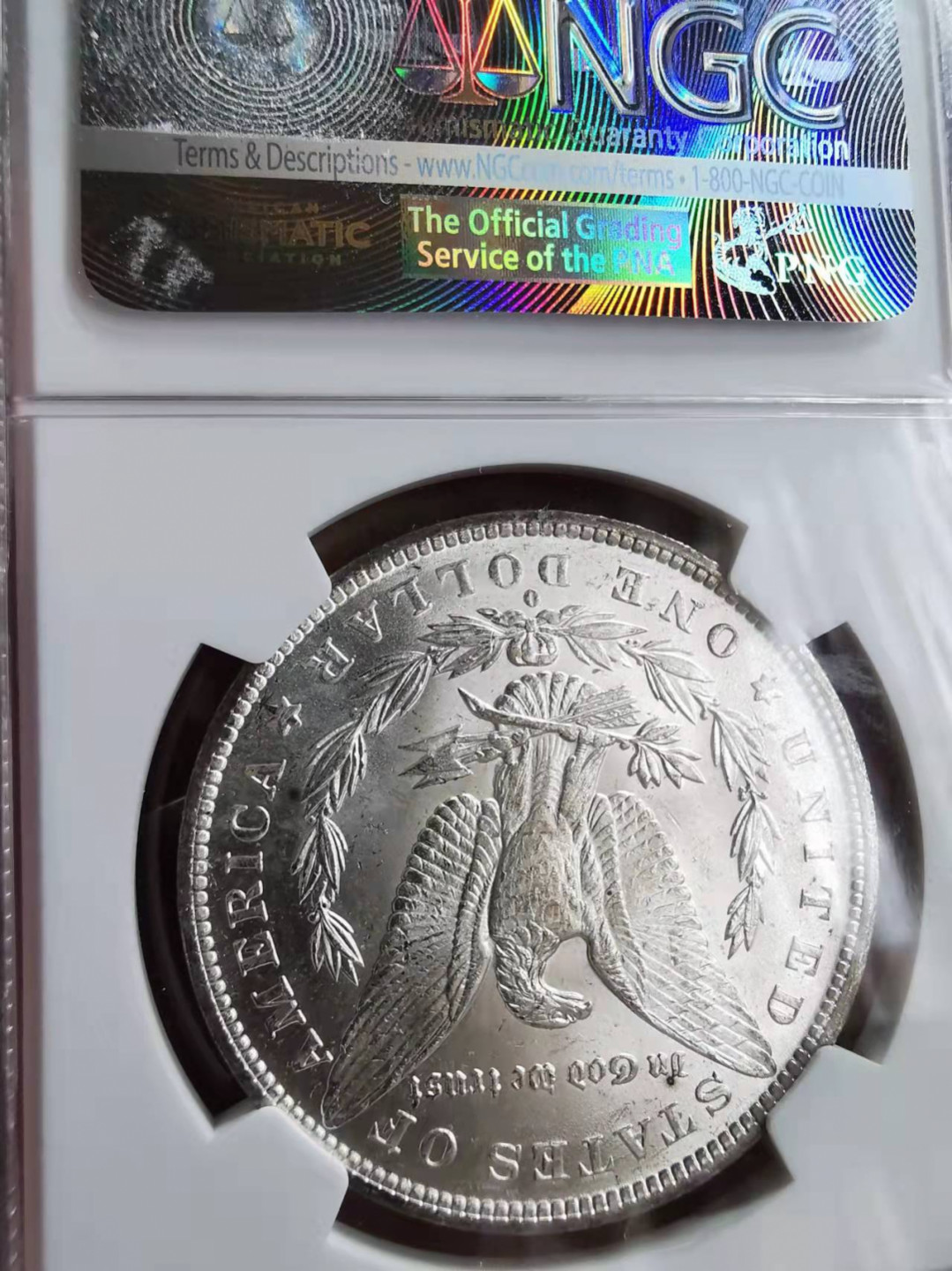 凡希社世界钱币微拍第一百七十三期 1883O美国摩根壹圆NGC-MS63双面美人实物赞！