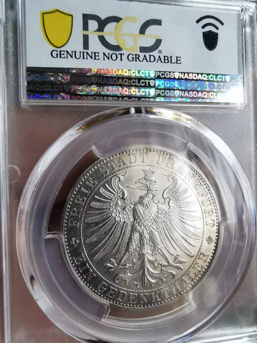 凡希社世界钱币微拍第一百七十三期 1863法兰克福王子会议纪念泰勒PCGS-UNCD