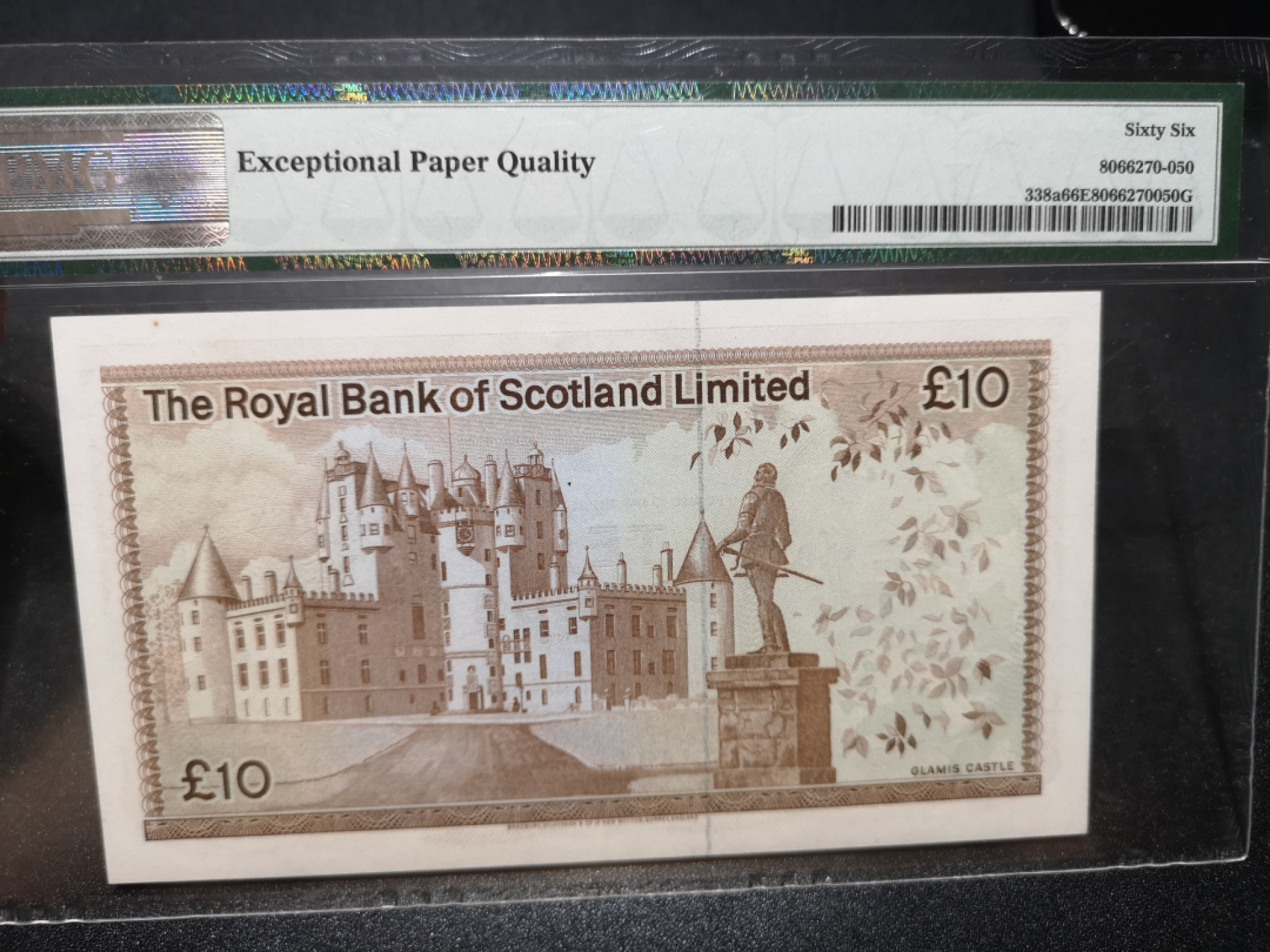 《外钞收藏家》第一百三十六期（本期100件） 1980年苏格兰10镑 PMG66 BWC作品