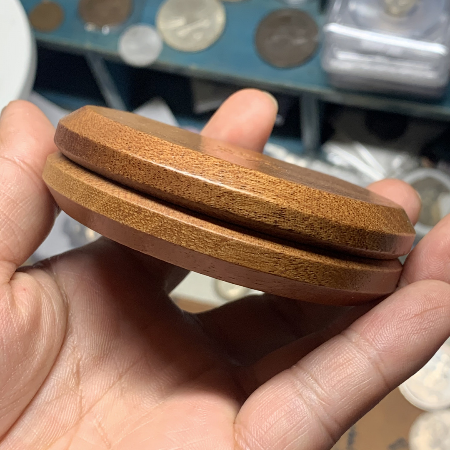 《竞宝斋》钱币微拍-第9场（不限金额顺丰包邮） 西班牙 2000年 盲人赛跑 1000比塞塔 精制银币 原木盒证书