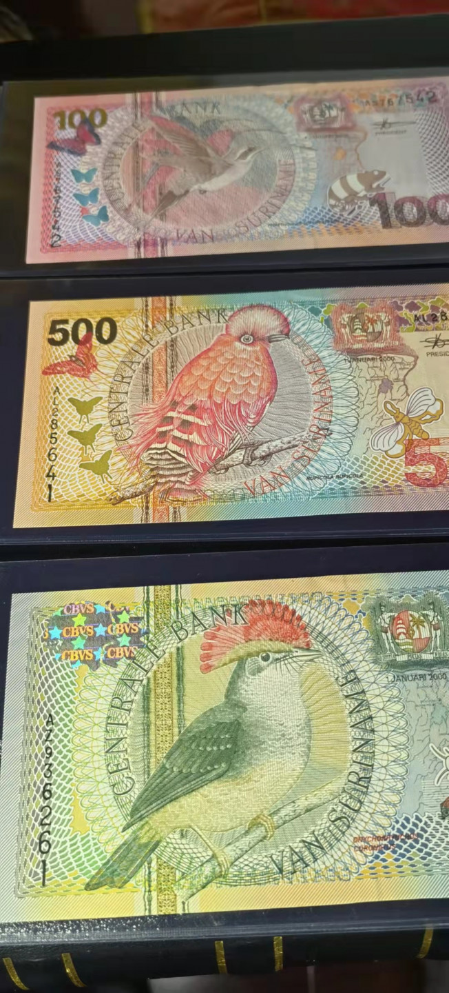 第一场精品拍卖秀 2000年苏里南鸟语花香精美小套