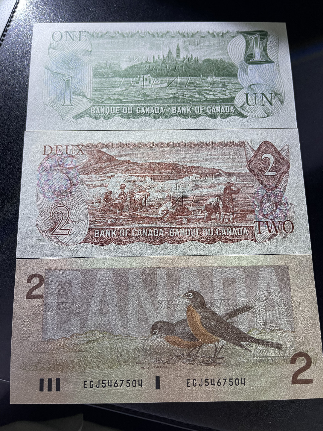 《外钞收藏家》第一百三十七期拍卖（本期68件） 加拿大两个版本女王三张 全新UNC