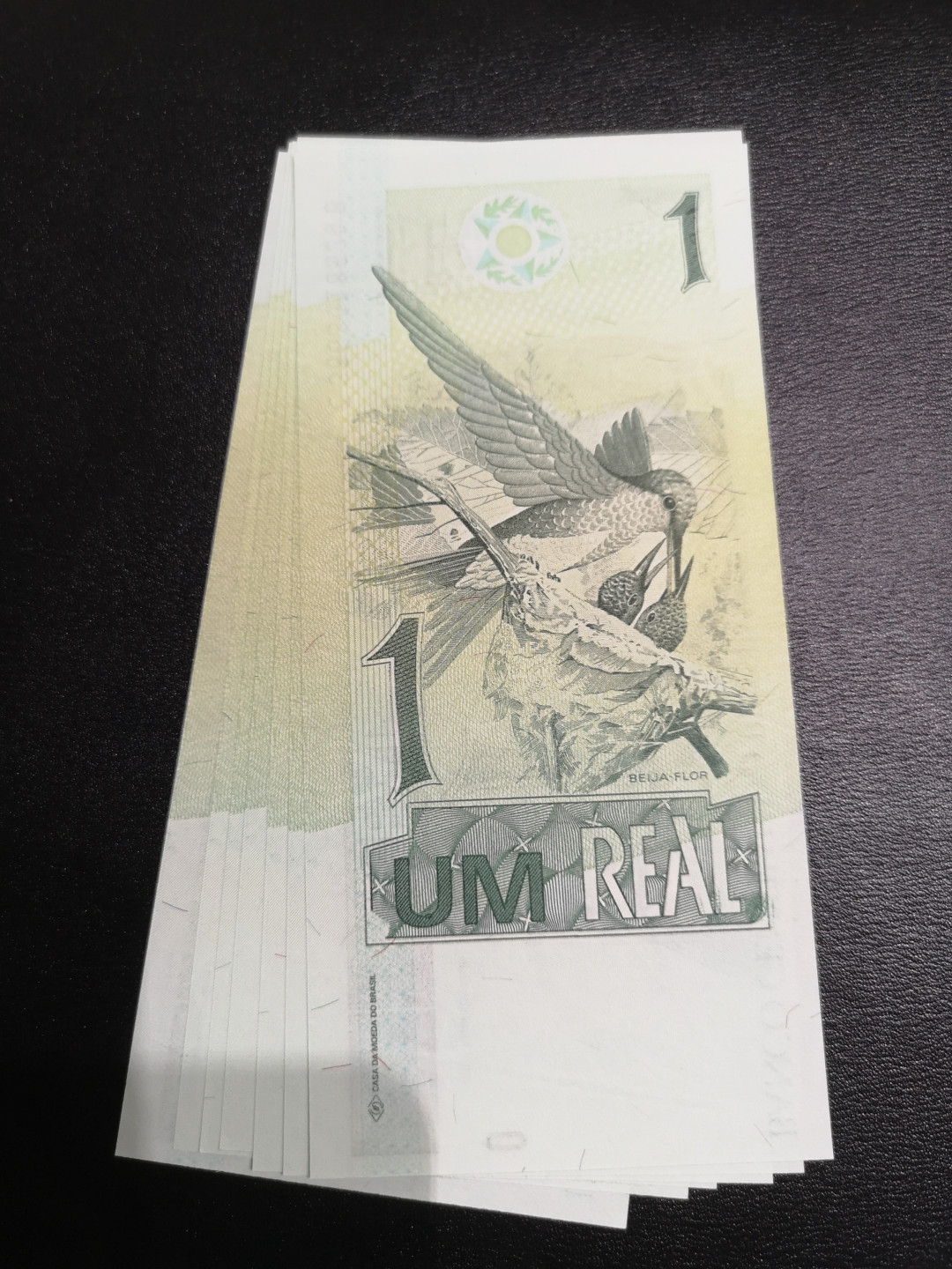 《外钞收藏家》第一百三十七期拍卖（本期68件） 巴西1元 七张一起 全新UNC