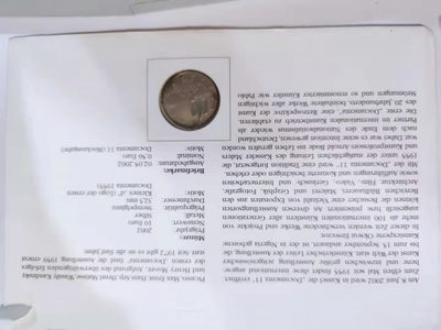 邮币封专场 2002年德国10欧元银币邮币封