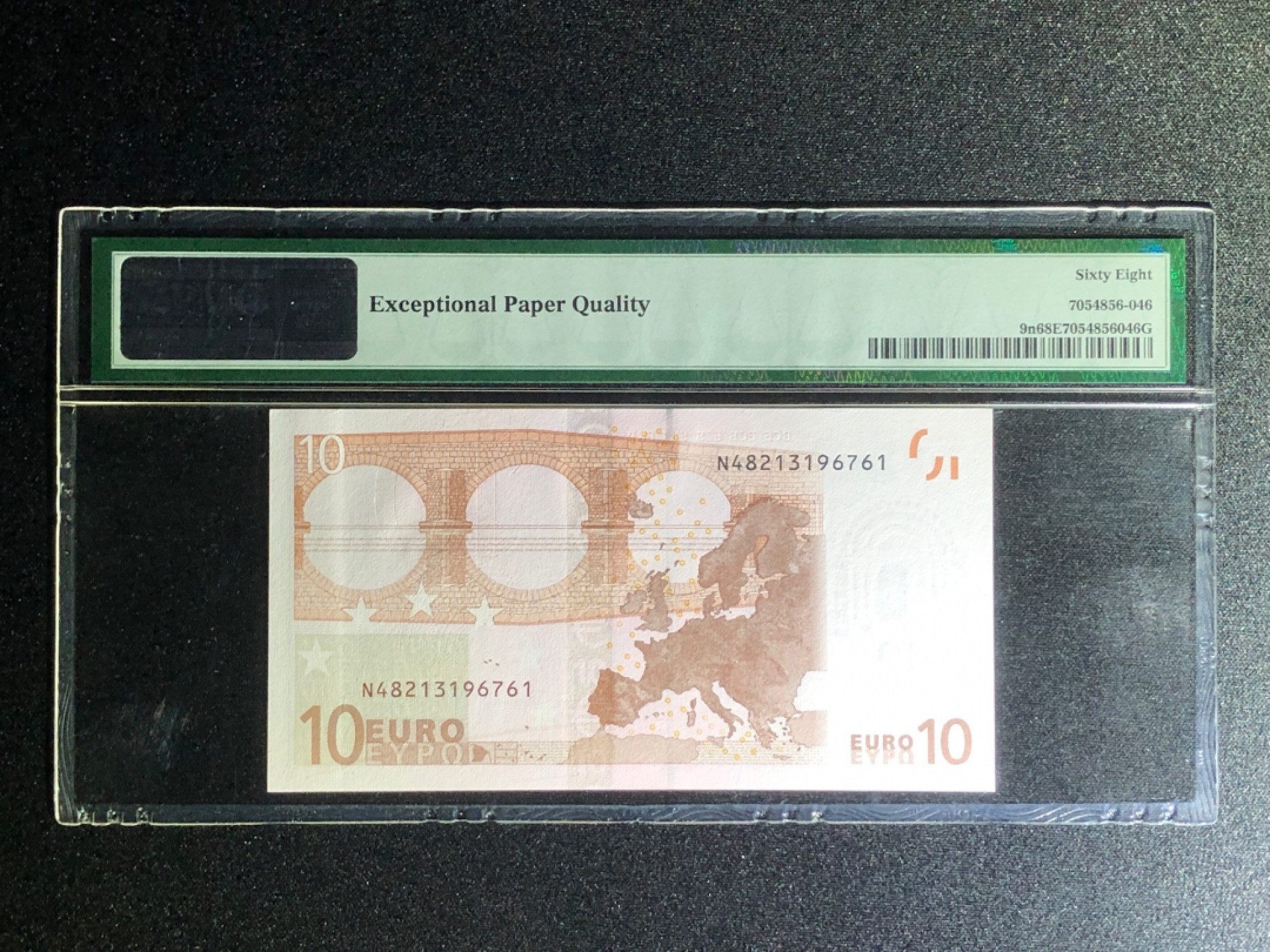 《张总收藏》39期—欧洲精品 欧元10欧 PMG68E 二签 奥地利