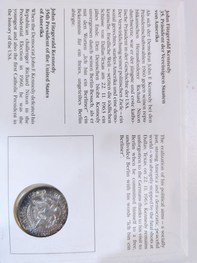 邮币封专场 1968年美国半美元银币邮币封