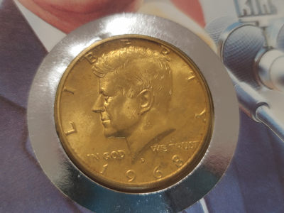 邮币封专场 1968年美国半美元银币邮币封