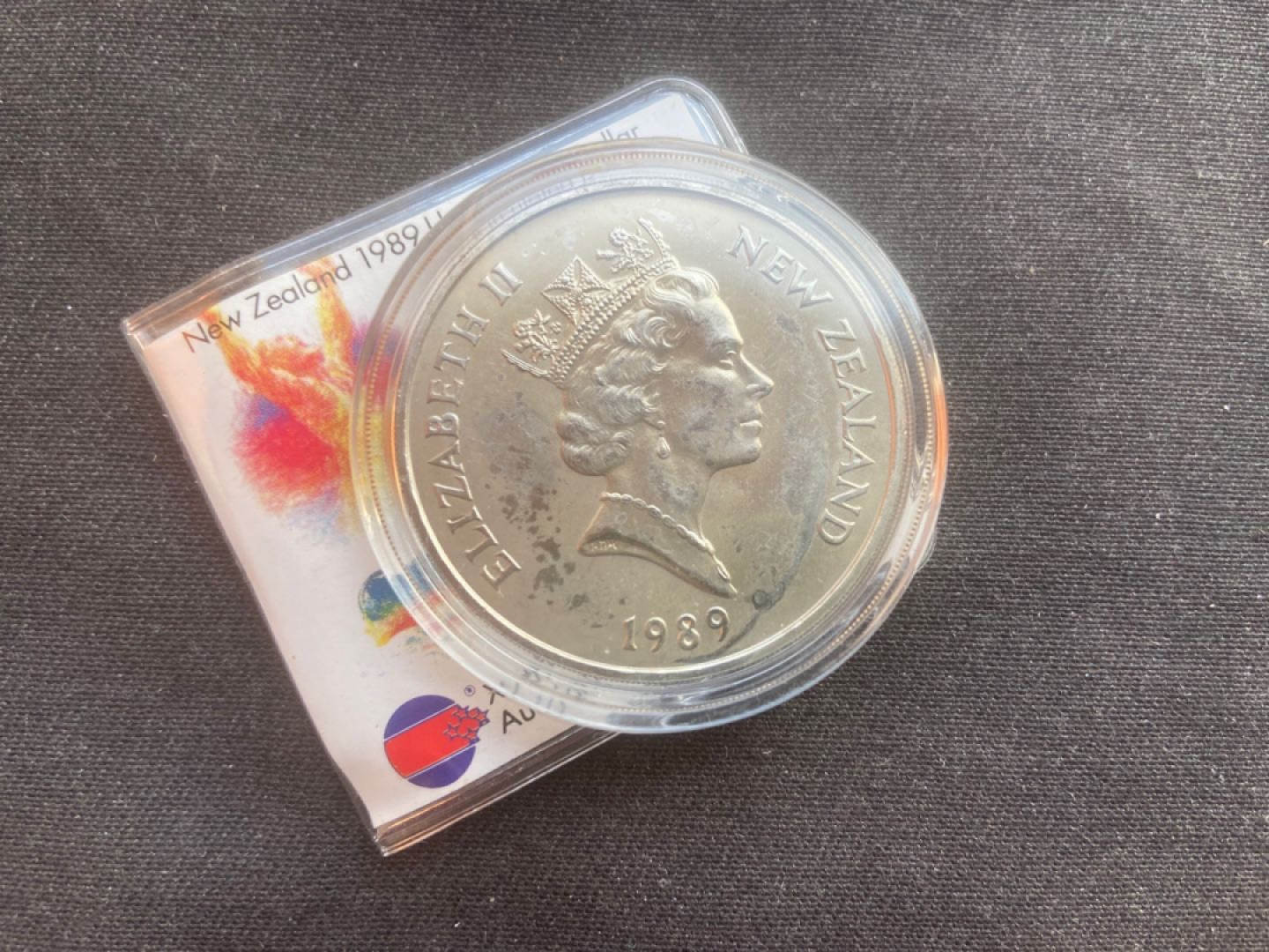 【随心拍&Getcoins】钱币拍卖第104期【直播】 新西兰1989年奥克兰英联邦运动会1新元大克朗纪念币