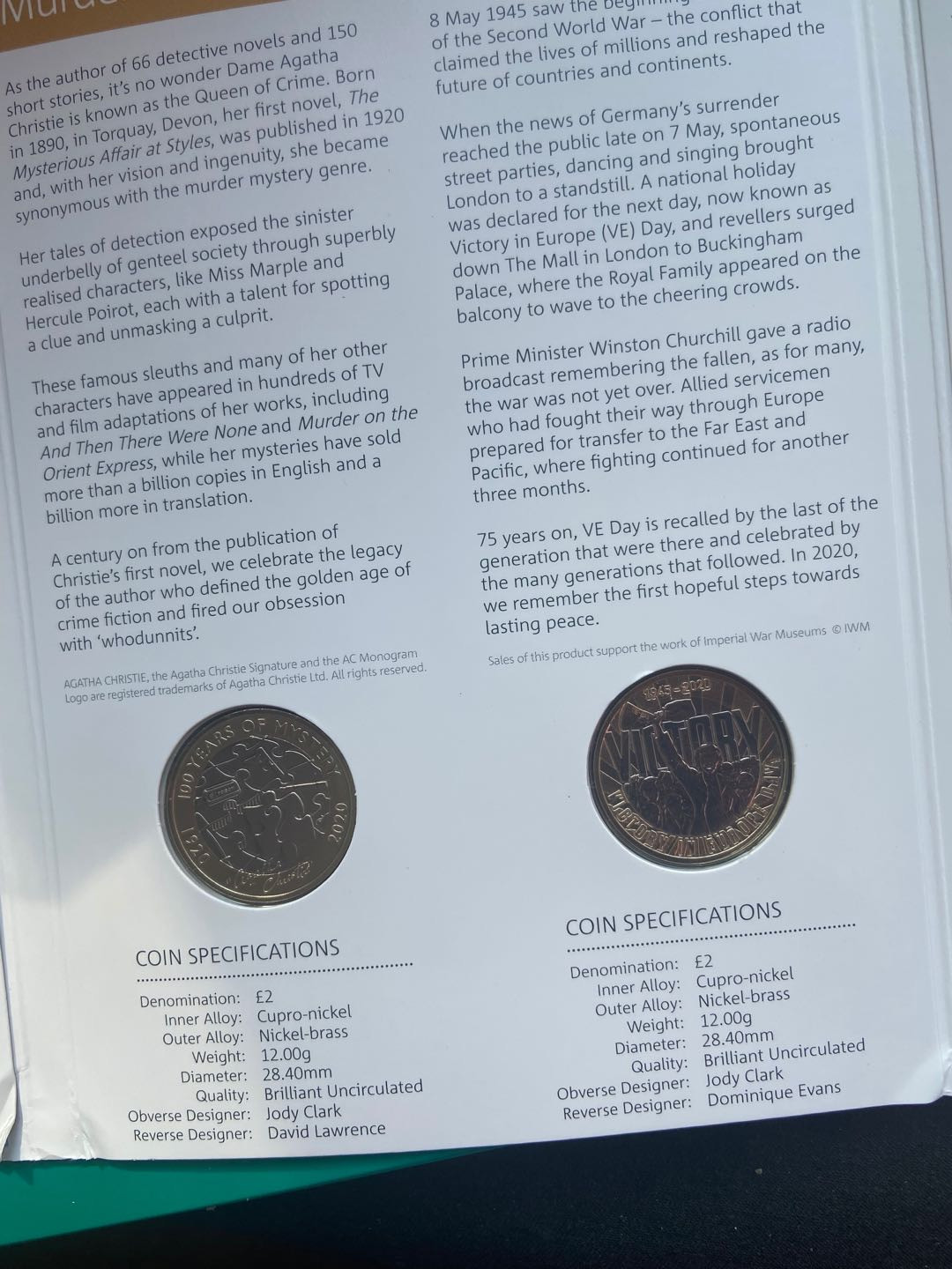 【随心拍&Getcoins】钱币拍卖第104期【直播】 2020年英国钱币册子【一本】