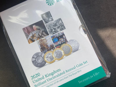 【随心拍&Getcoins】钱币拍卖第104期【直播】 - 2020年英国钱币册子【一本】