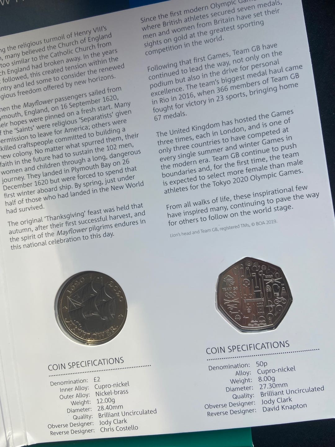 【随心拍&Getcoins】钱币拍卖第104期【直播】 2020年英国钱币册子【一本】