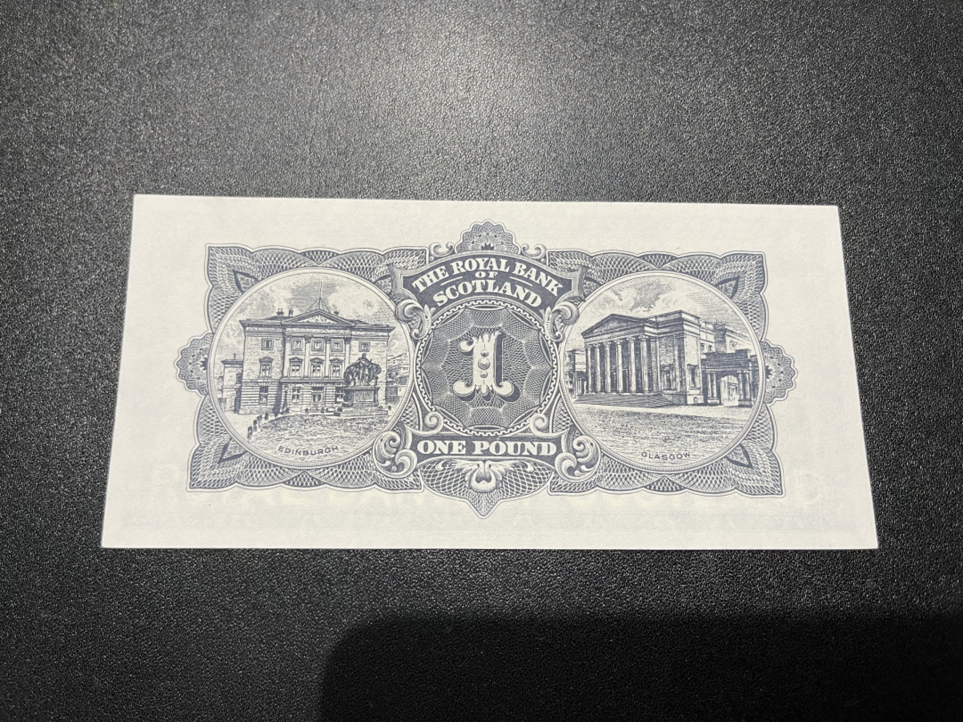 《外钞收藏家》第一百三十八期拍卖（本期91件） 1966年苏格兰1镑 全新UNC