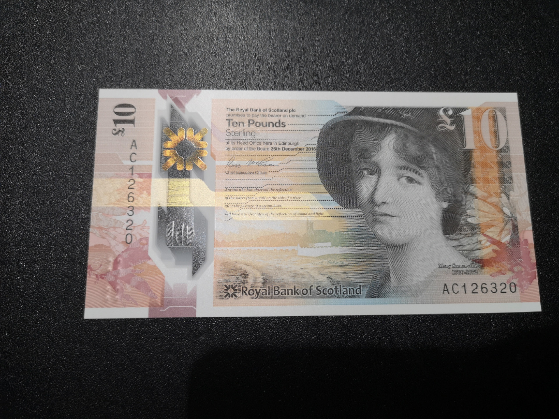 《外钞收藏家》第一百三十八期拍卖（本期91件） 2016年苏格兰皇家银行10镑 全新UNC 无47