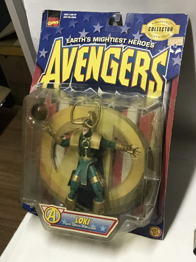零元拍：20年多前的老物件，1997年TOYBIZ出品复仇者联盟《洛基》挂卡，全新未拆 - 零元拍：20年多前的老物件，1997年TOYBIZ出品复仇者联盟《洛基》挂卡，全新未拆