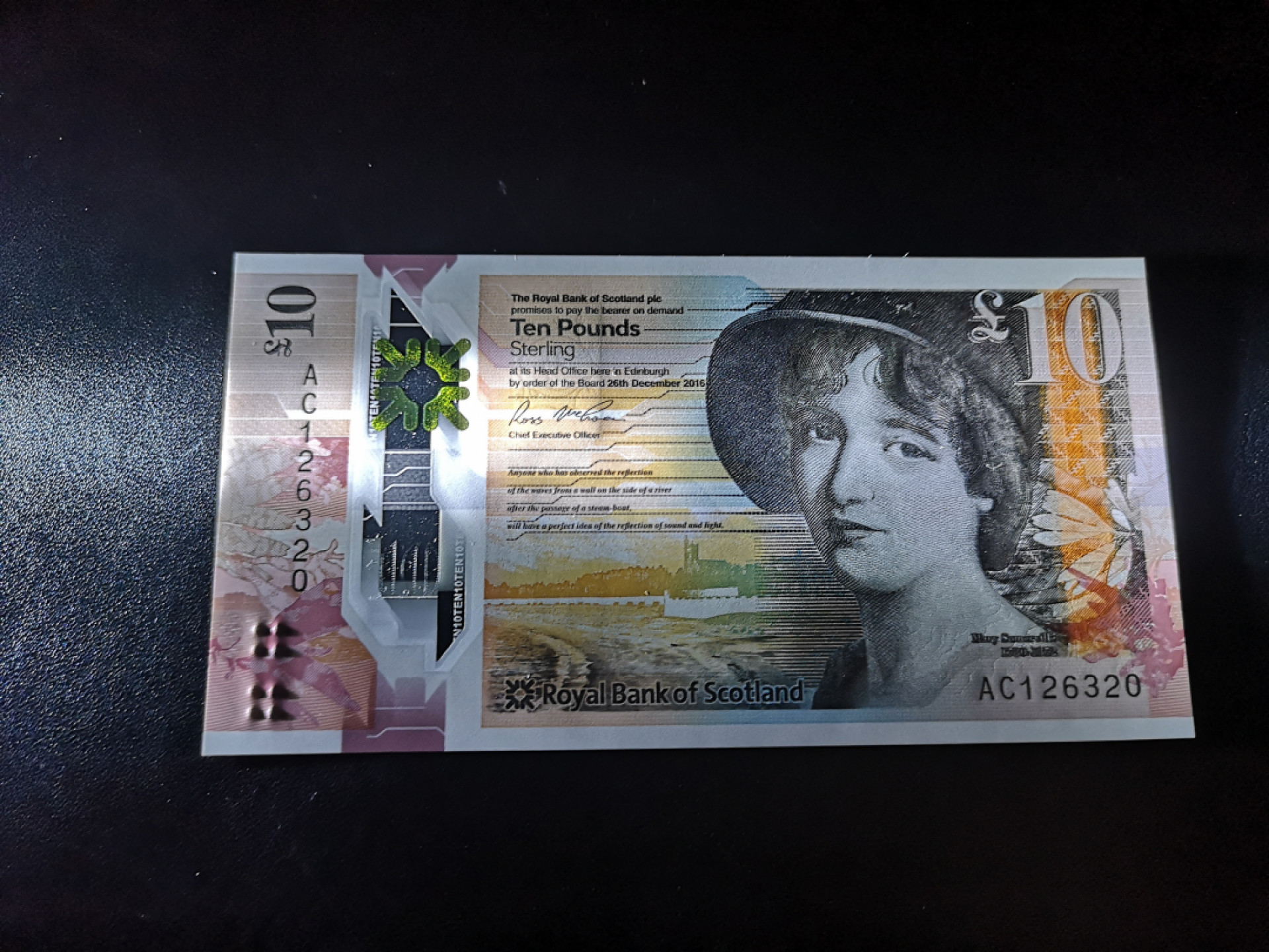 《外钞收藏家》第一百三十八期拍卖（本期91件） 2016年苏格兰皇家银行10镑 全新UNC 无47