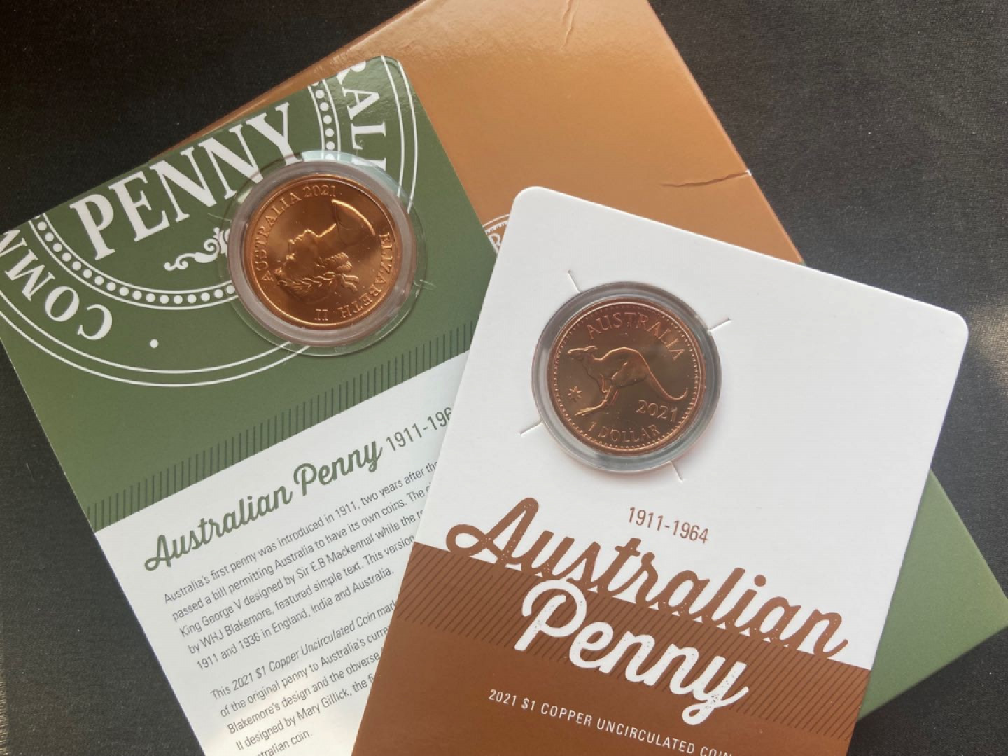 【随心拍&Getcoins】钱币拍卖第104期【直播】 澳大利亚便士110周年纪念卡册2册