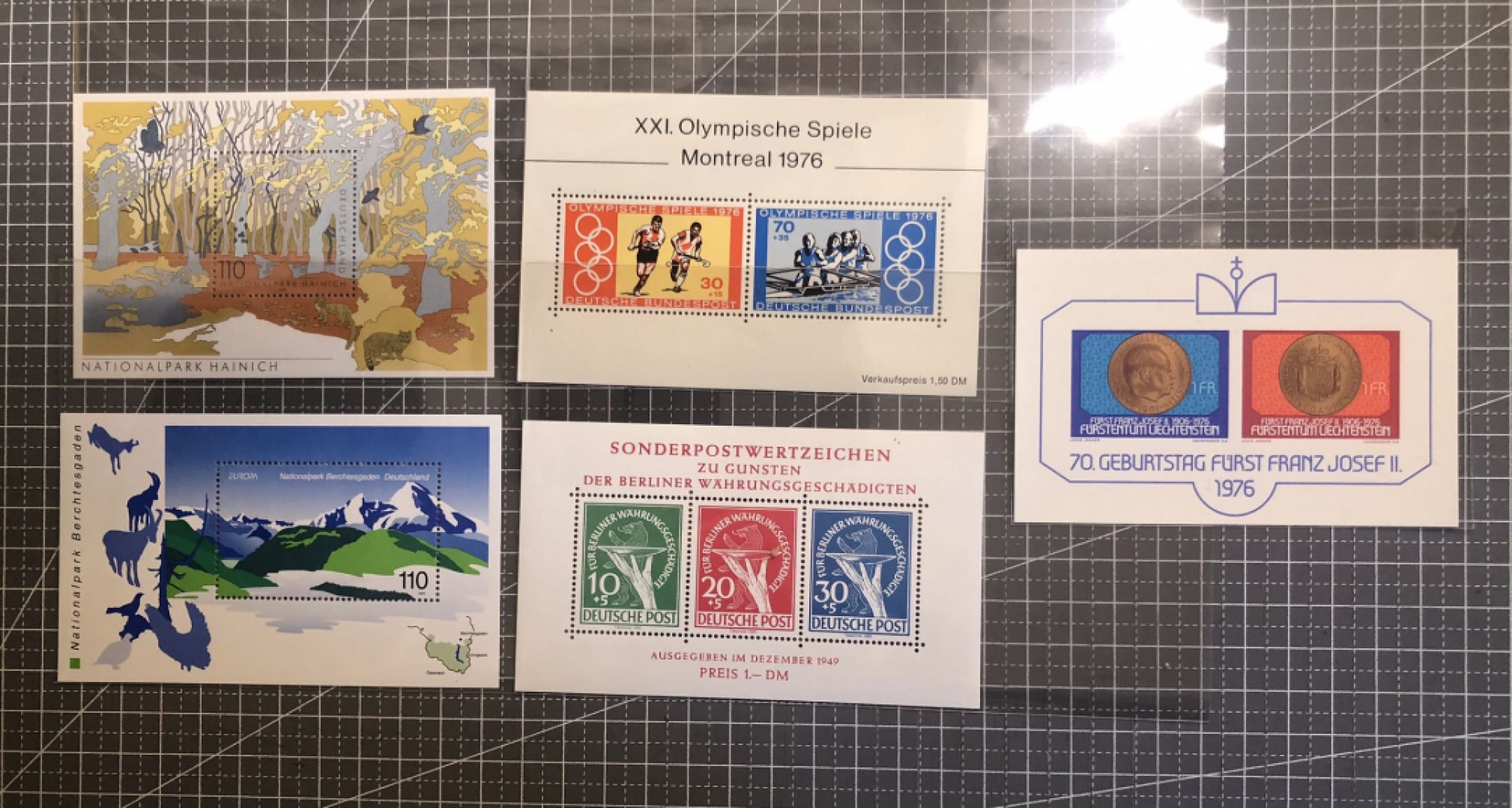 邮闲币备——第三期 德国🇩🇪小型张5枚