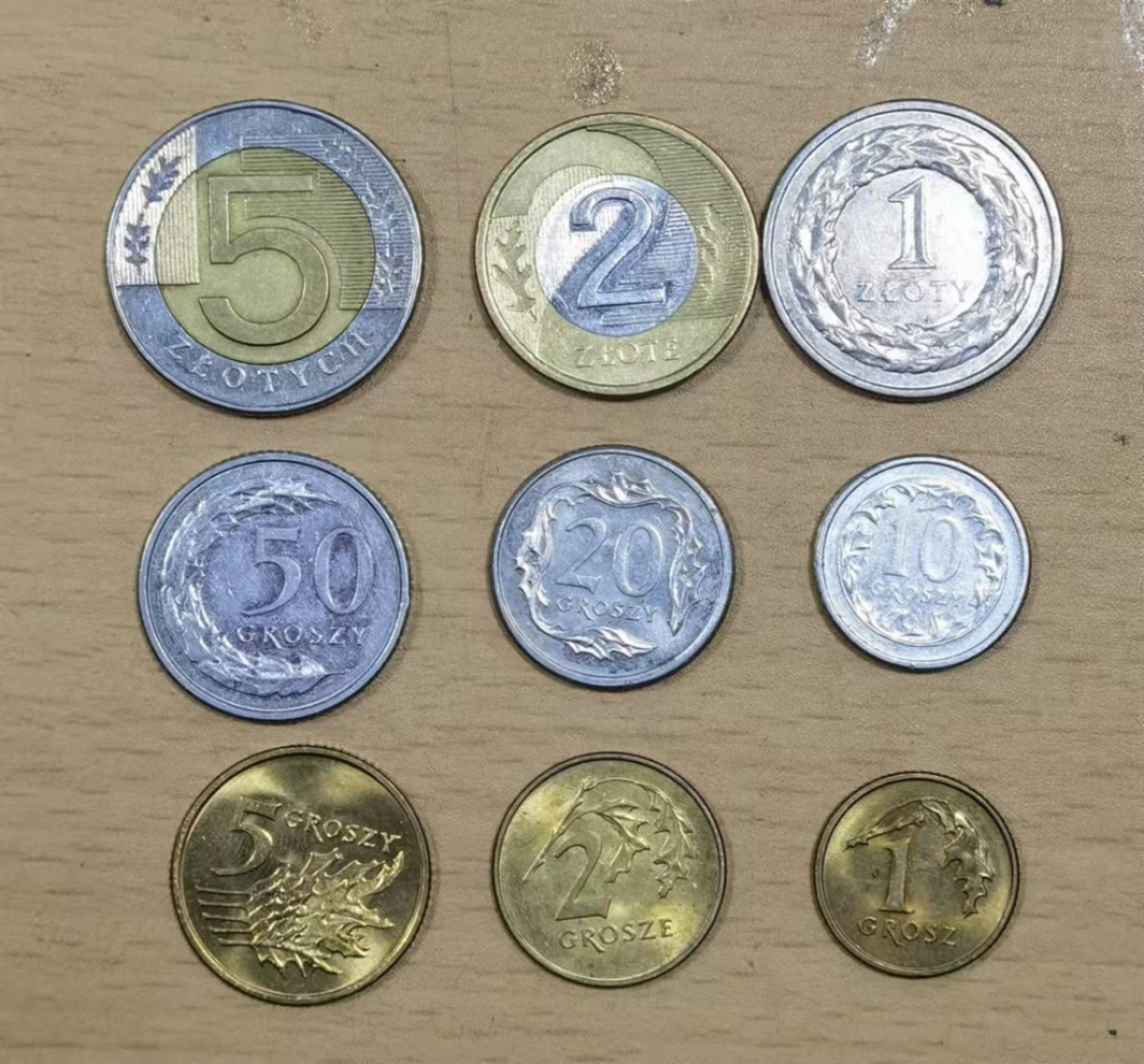 北京马甸外币专卖微拍第六十三期，非贵金属外国流通币，纪念币专场，陆续上新欢迎关注 波兰