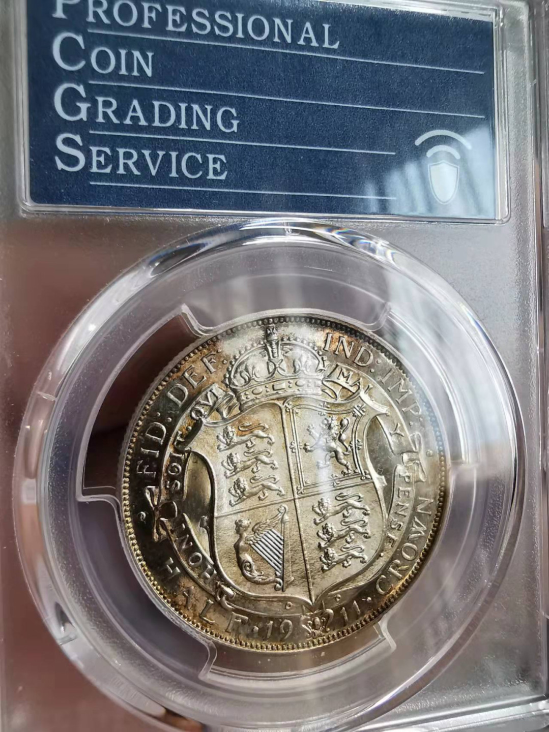 凡希社世界钱币微拍第一百七十五期 1911英国乔五1/2克朗PCGS-PF66高分！