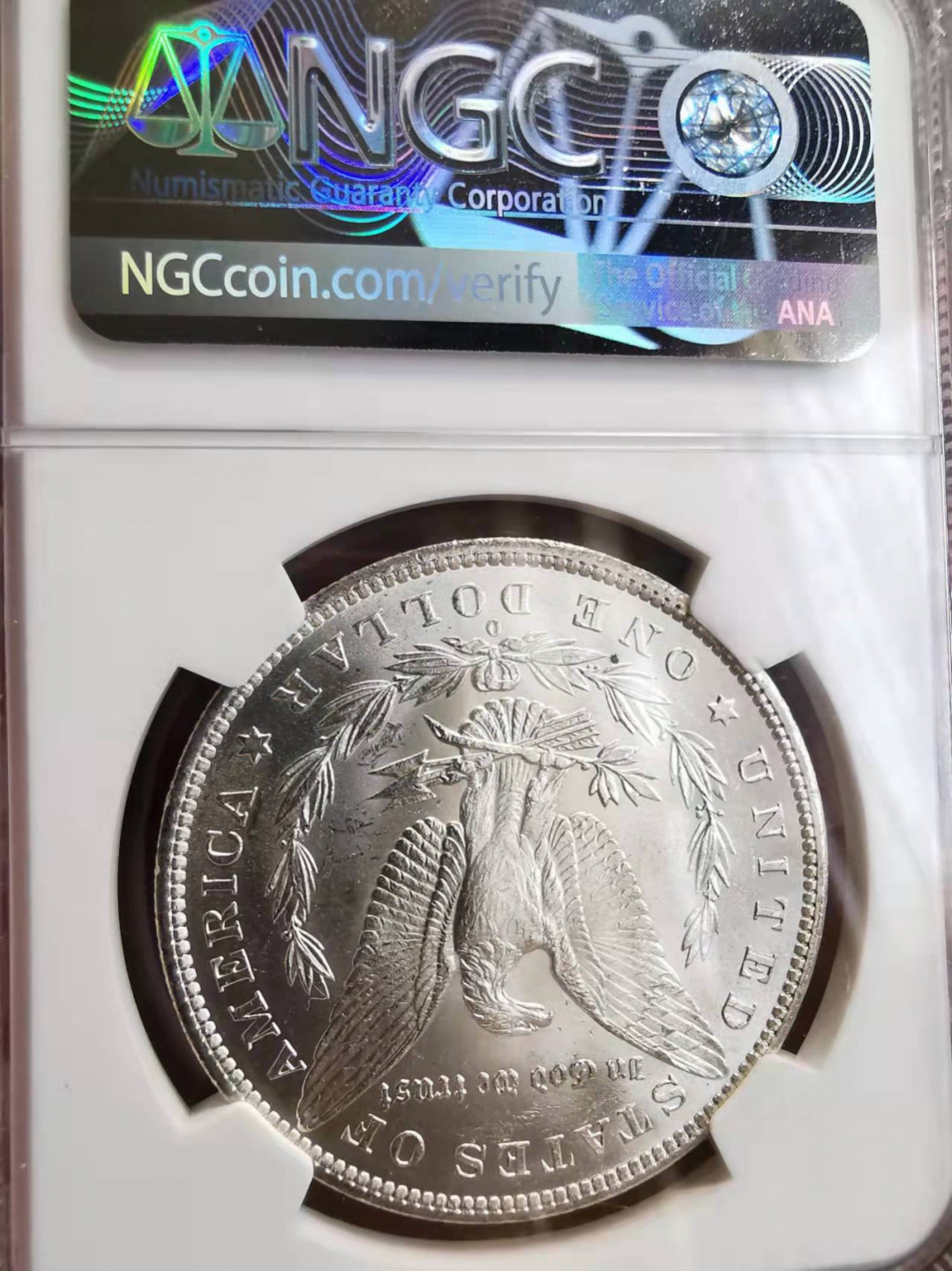 凡希社世界钱币微拍第一百七十五期 1883O美国摩根壹圆NGC-MS64