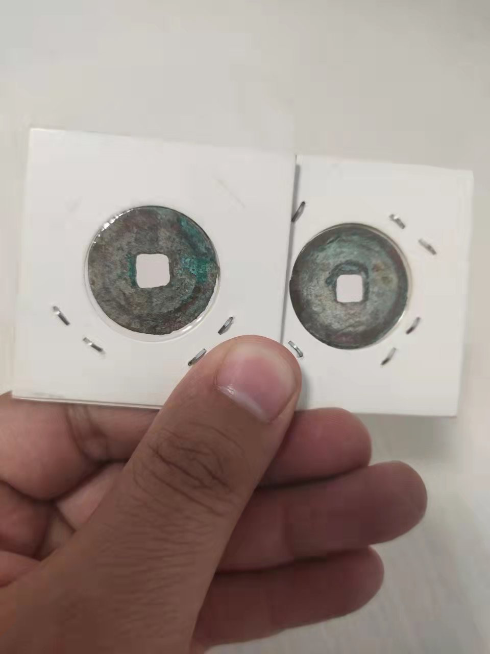 古币、纪念币、纸币 熙宁元宝一对，不同字体