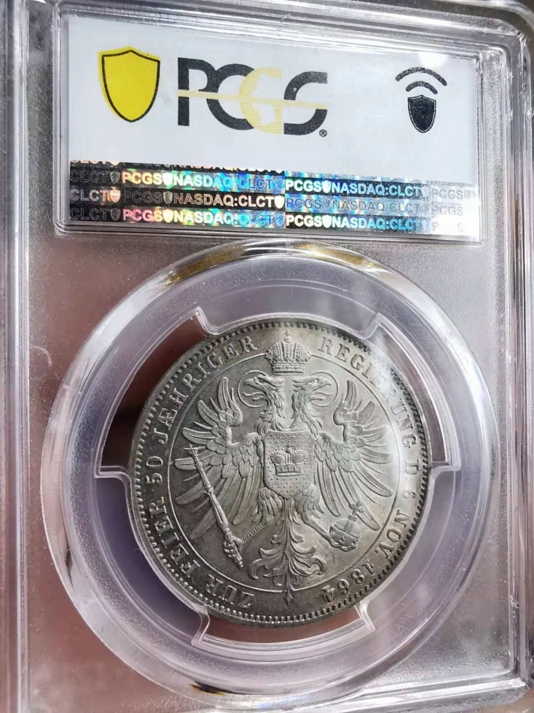 凡希社世界钱币微拍第一百七十五期 荐1864施瓦茨堡泰勒PCGS-MS65PL稀有类镜面！
