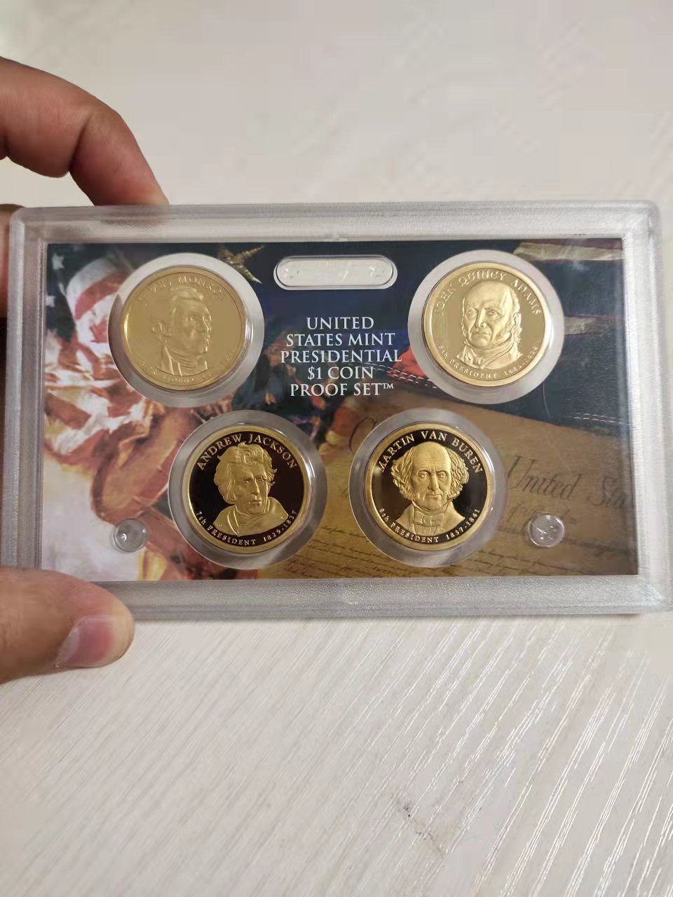 古币、国内外纪念币等 美国总统精制币，第5-8任