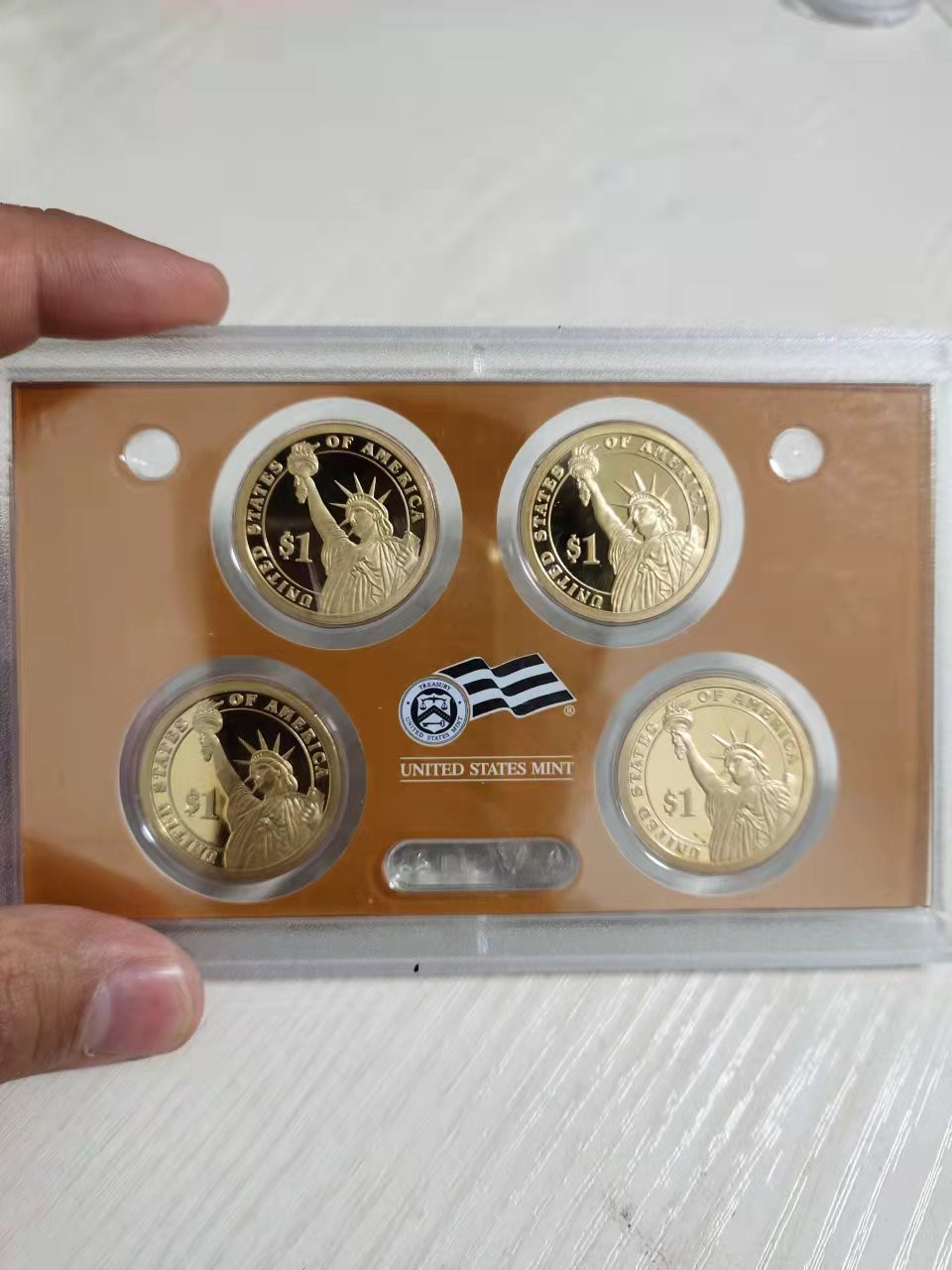 古币、国内外纪念币等 美国总统精制币，第5-8任