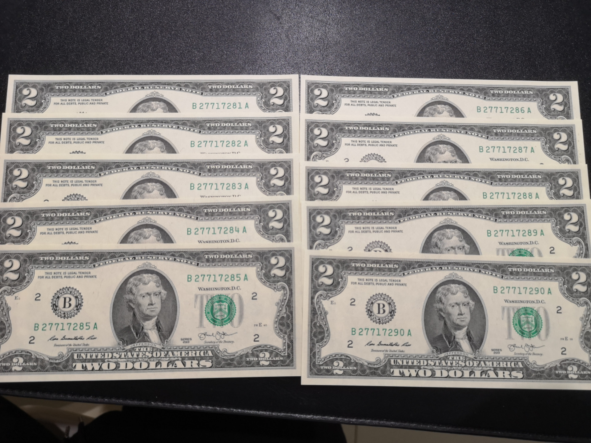 《外钞收藏家》第一百四十一期拍卖（本期81件） 2013年2美元 标10 全新UNC