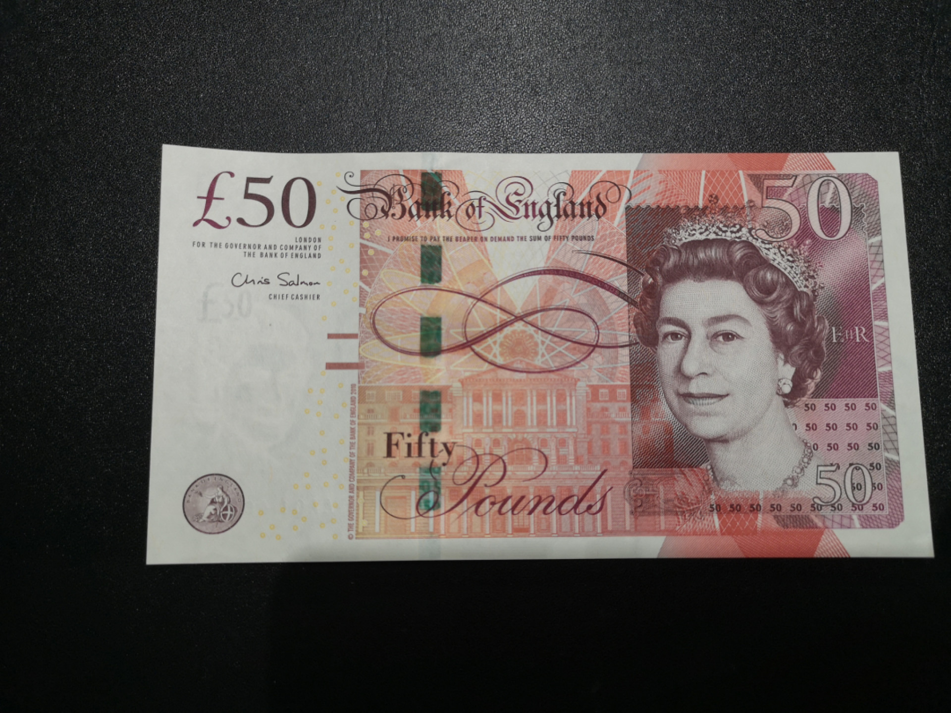 《外钞收藏家》第一百四十一期拍卖（本期81件） 英国F序列50镑 AA01首发冠 全新UNC