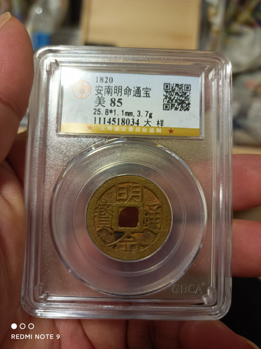 天海钱币 安南明命通宝