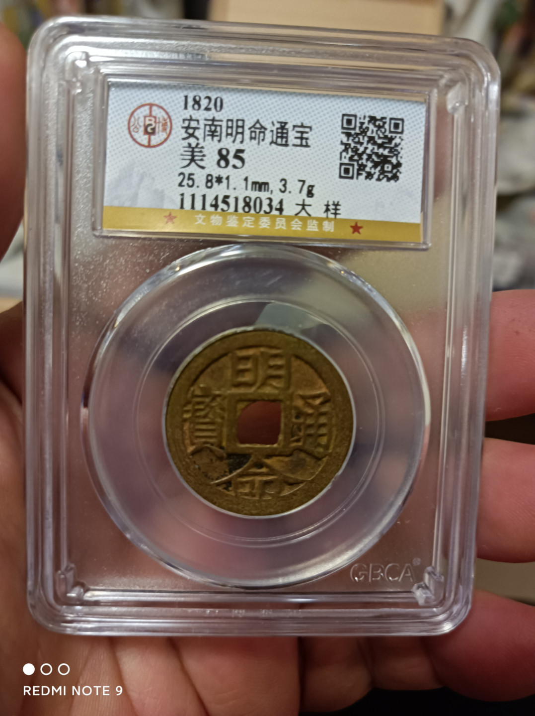 天海钱币 安南明命通宝