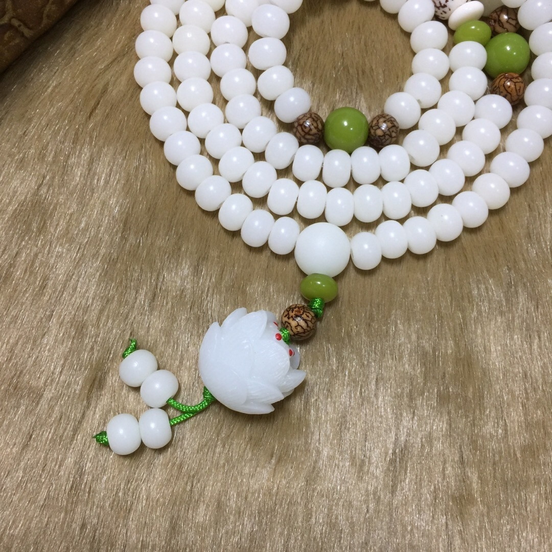 白玉菩提根算盘珠